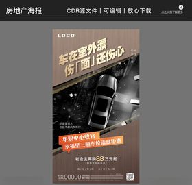 房地产营销策划车位海报