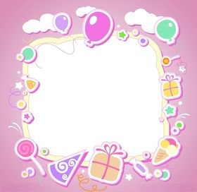 卡通 手绘 儿童 边框 png