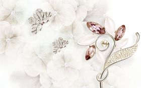 水晶画钻石画背景墙壁纸壁画