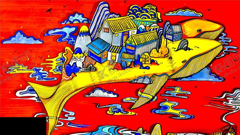 编号：89608204050807496421【酷图网】源文件下载-奇幻海底冒险插画