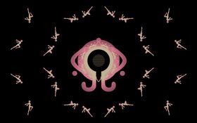 彩色几何渐变抽象背景