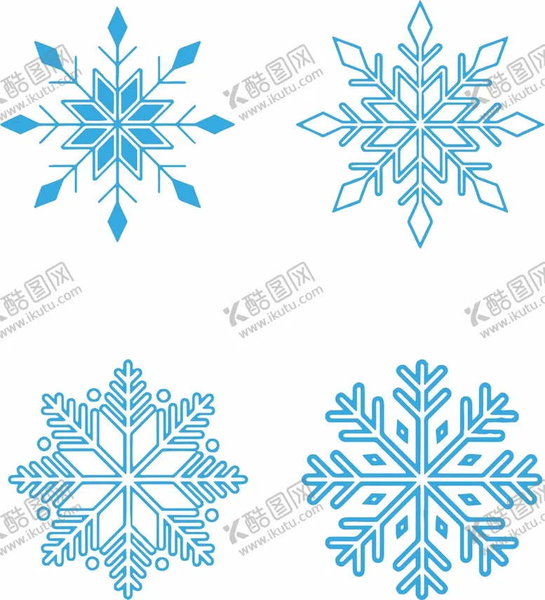 编号：53934810250921233778【酷图网】源文件下载-雪花素材圣诞素材