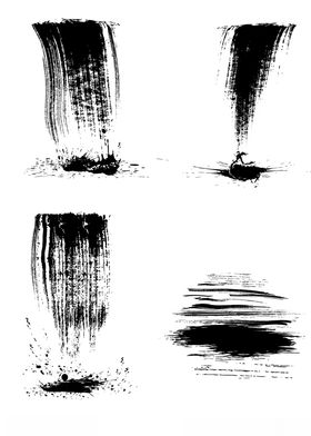 水墨流水墨迹