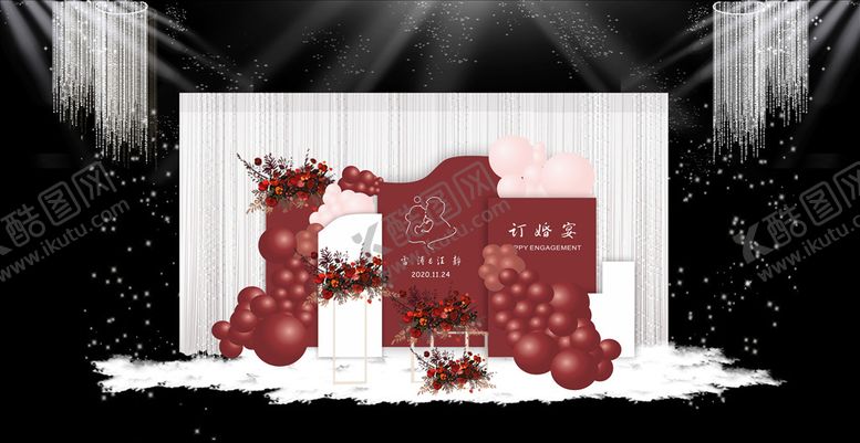 编号：89309804181828002177【酷图网】源文件下载-婚庆舞台