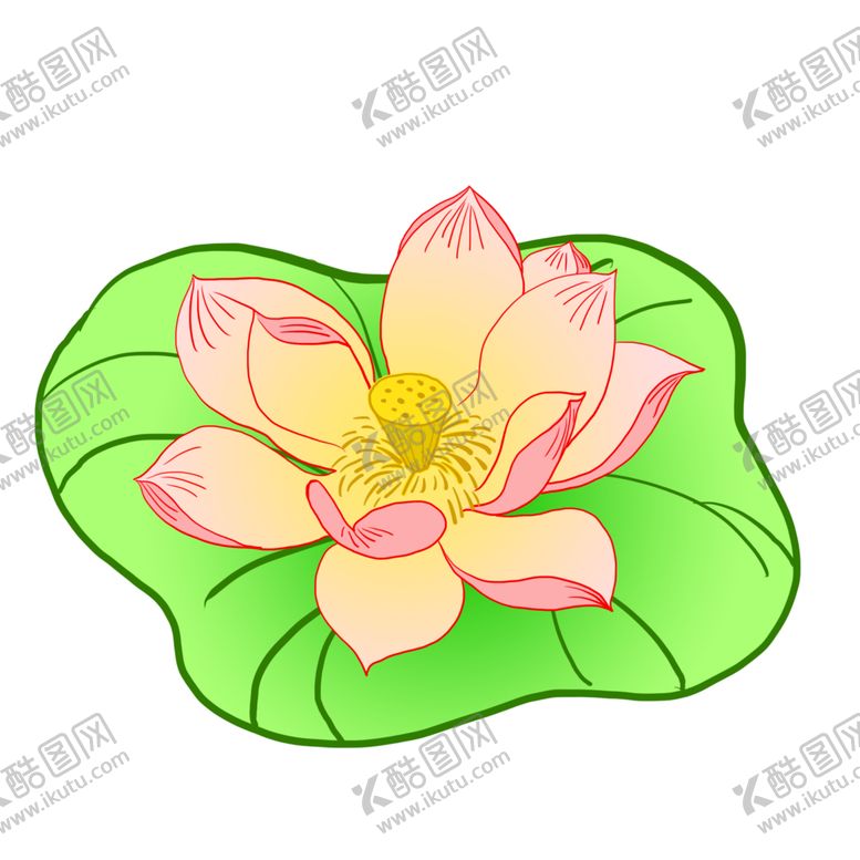 编号：40705104201717086097【酷图网】源文件下载-荷花元素