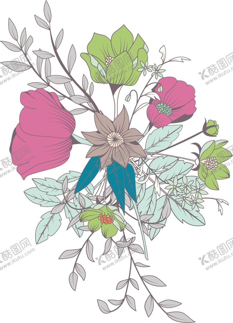 编号：98195909201352301427【酷图网】源文件下载-鲜花素材