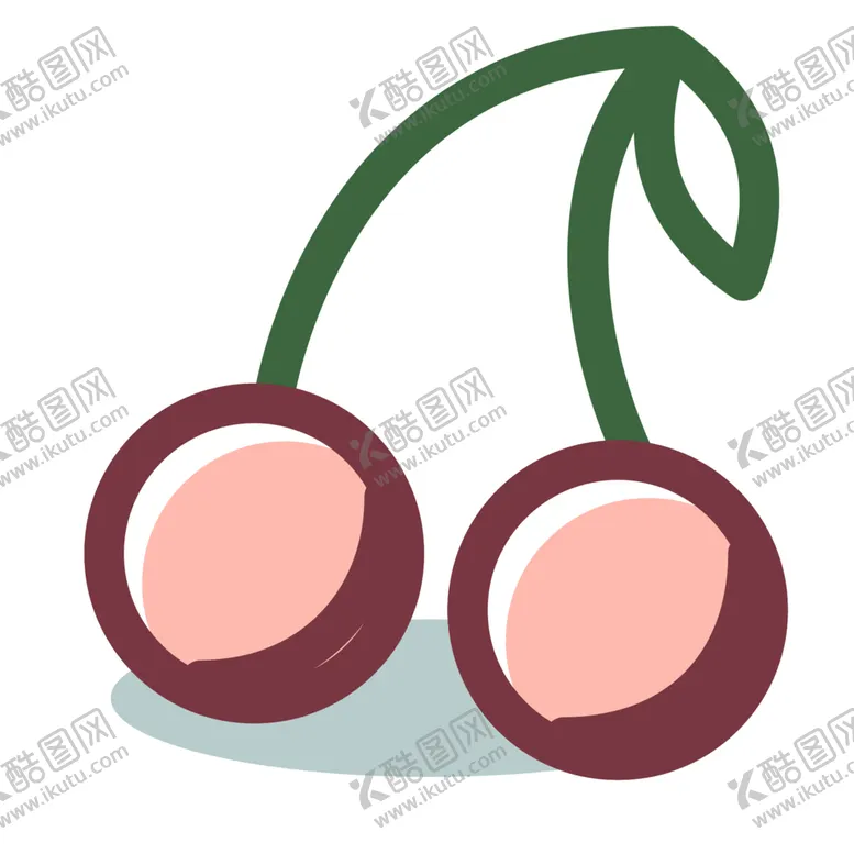 编号：84179706270707085712【酷图网】源文件下载-樱桃美食图标标志图形装饰素材