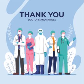 医护人员人物插画