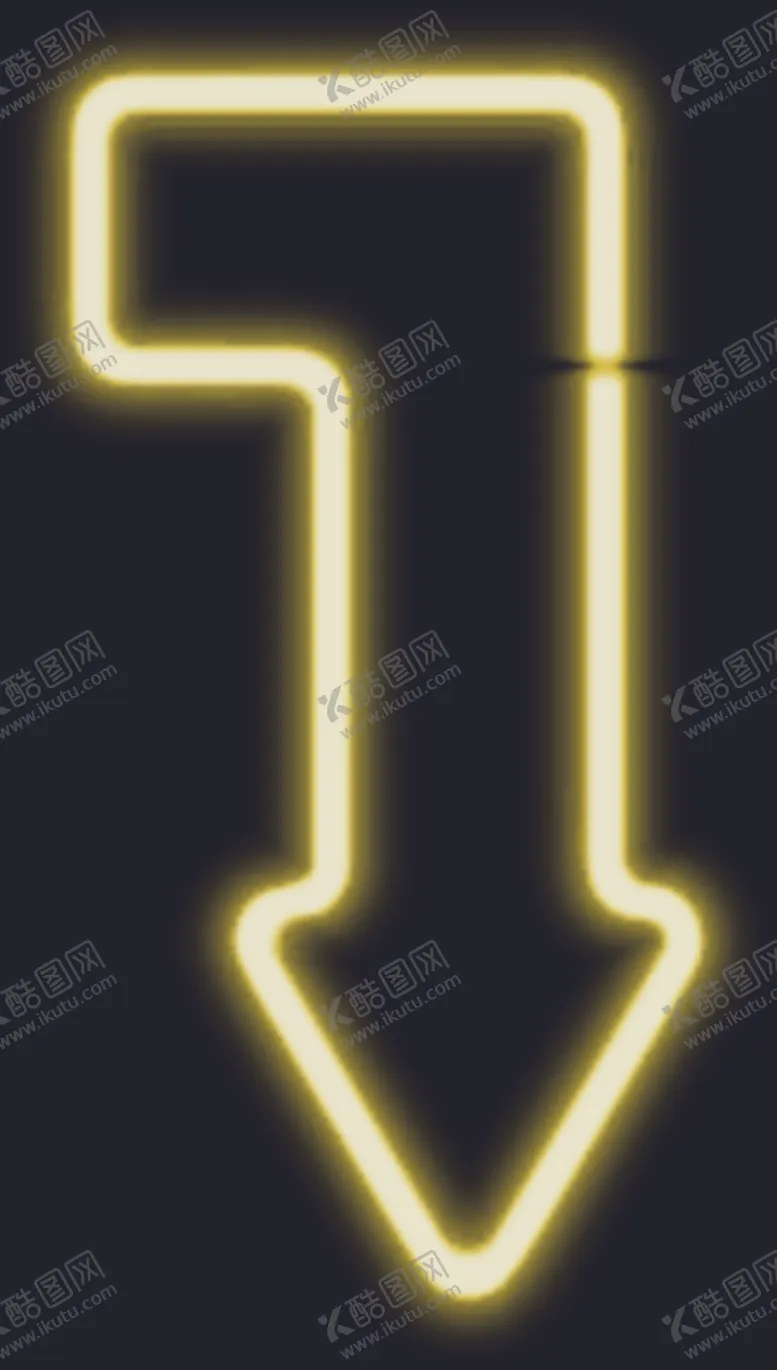 编号：57554307050047502006【酷图网】源文件下载-霓虹灯箭头