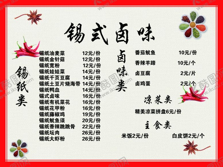 编号：29906809231047171835【酷图网】源文件下载-卤味