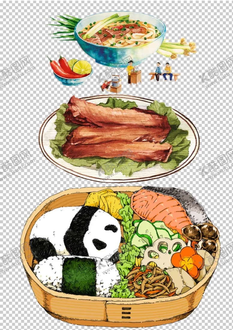 编号：94268612060758366707【酷图网】源文件下载-卡通美食素材