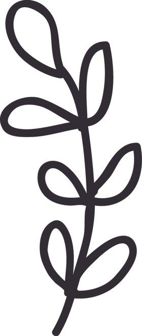 手绘花卉元素