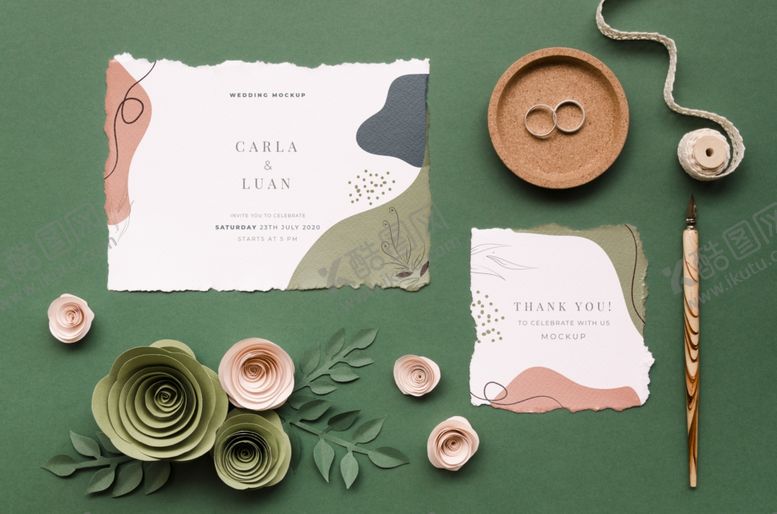 编号：67630209251058081544【酷图网】源文件下载-玫瑰贺卡样机