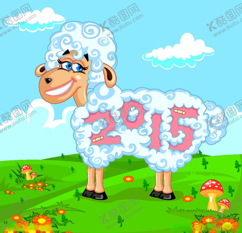 编号：48072907060228176739【酷图网】源文件下载-卡通羊