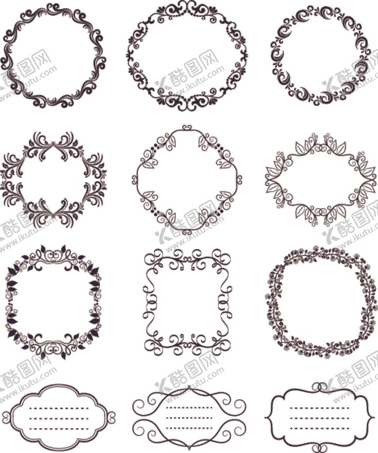 编号：95774809290116018770【酷图网】源文件下载-边框相框花边