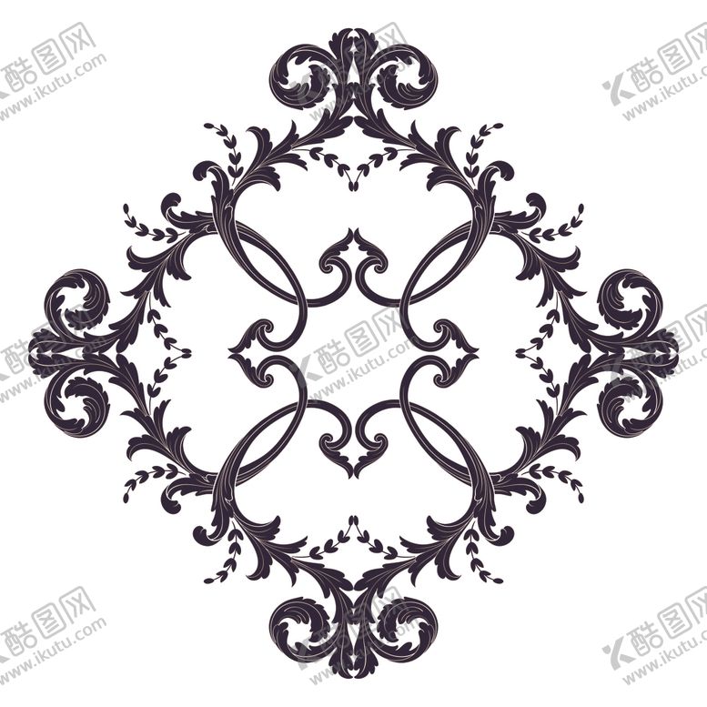 编号：17934909271349465856【酷图网】源文件下载-欧式装饰花纹图案