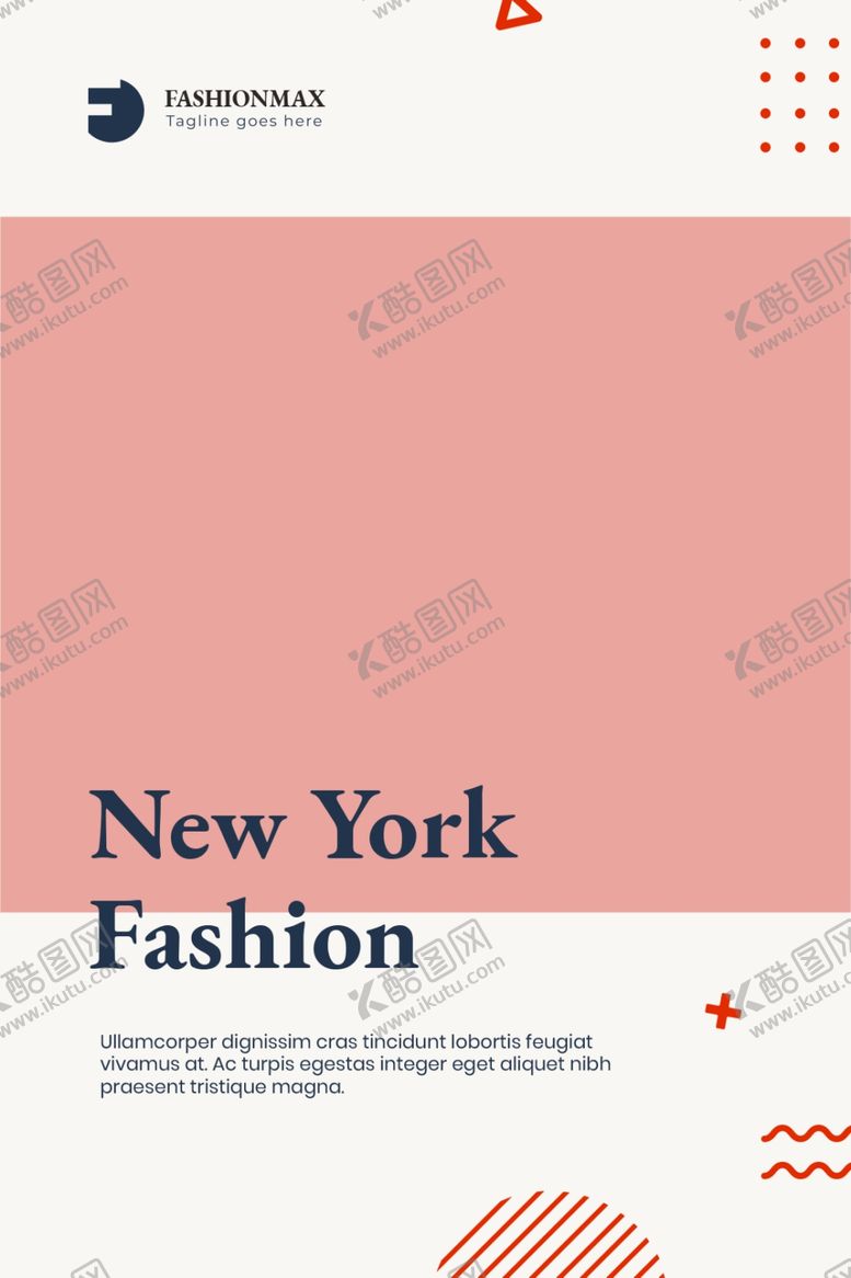 编号：21303610291107231818【酷图网】源文件下载-简约粉色拼接海报