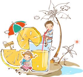 夏日创意元素