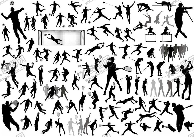 编号：72072912191308074414【酷图网】源文件下载-人群动态剪影