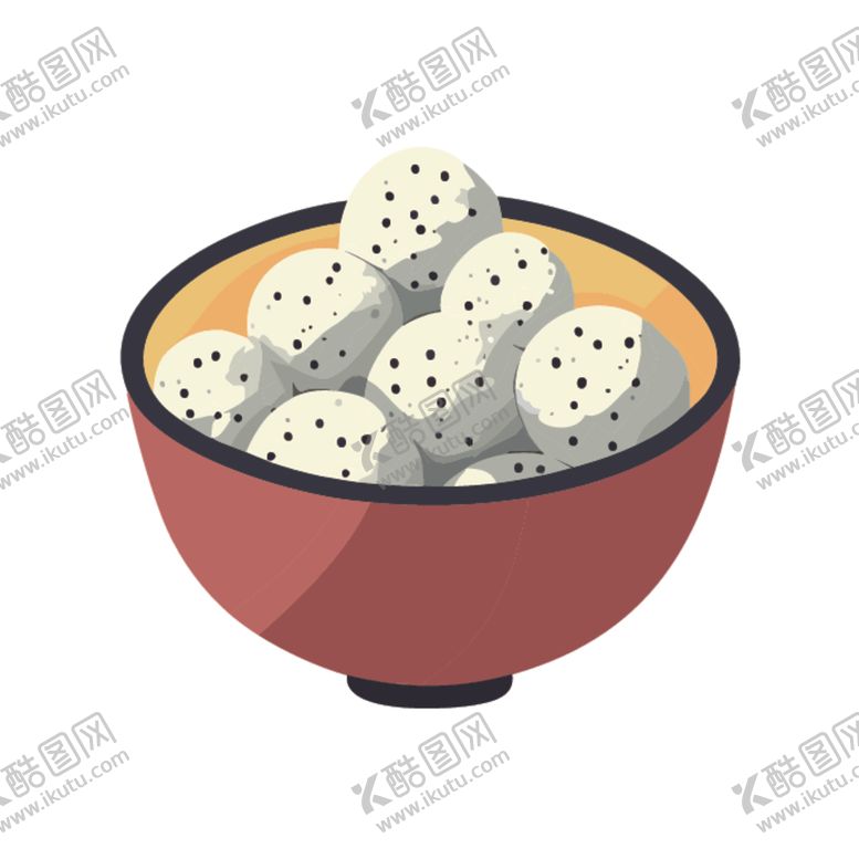 编号：46172202161105468029【酷图网】源文件下载-汤圆团圆元宵食物甜食传统食品