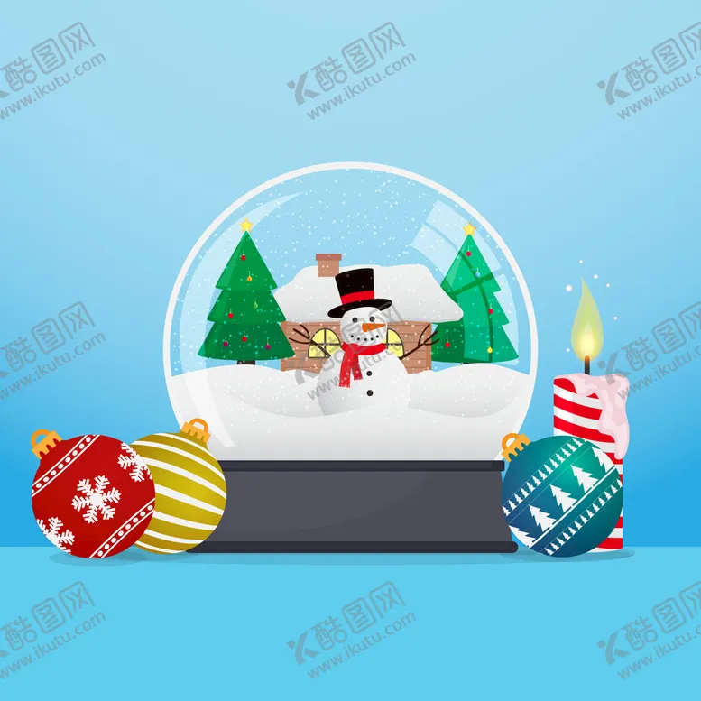 编号：38574609140746505631【酷图网】源文件下载-圣诞节水晶球