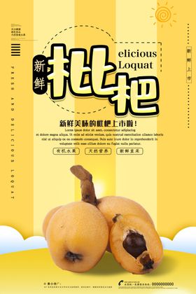 枇杷新鲜枇杷海报