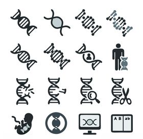 基因图标LOGO设计生物科