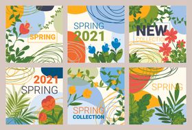 春季主题创意海报设计