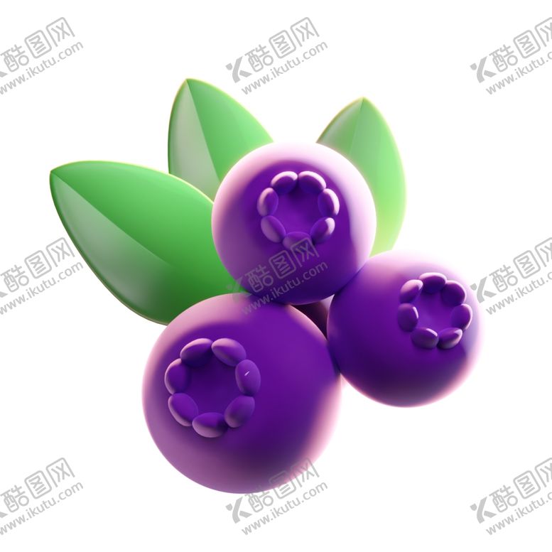 编号：49471612182046098953【酷图网】源文件下载-蓝莓免扣