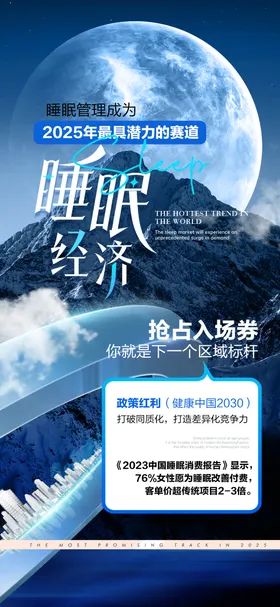 睡眠海报