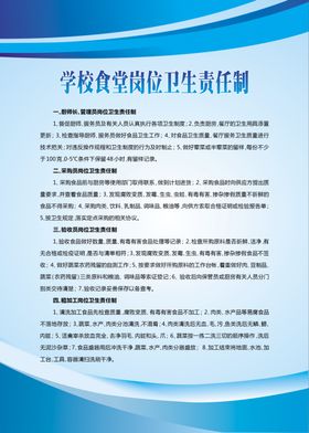 学校食堂岗位卫生责任制