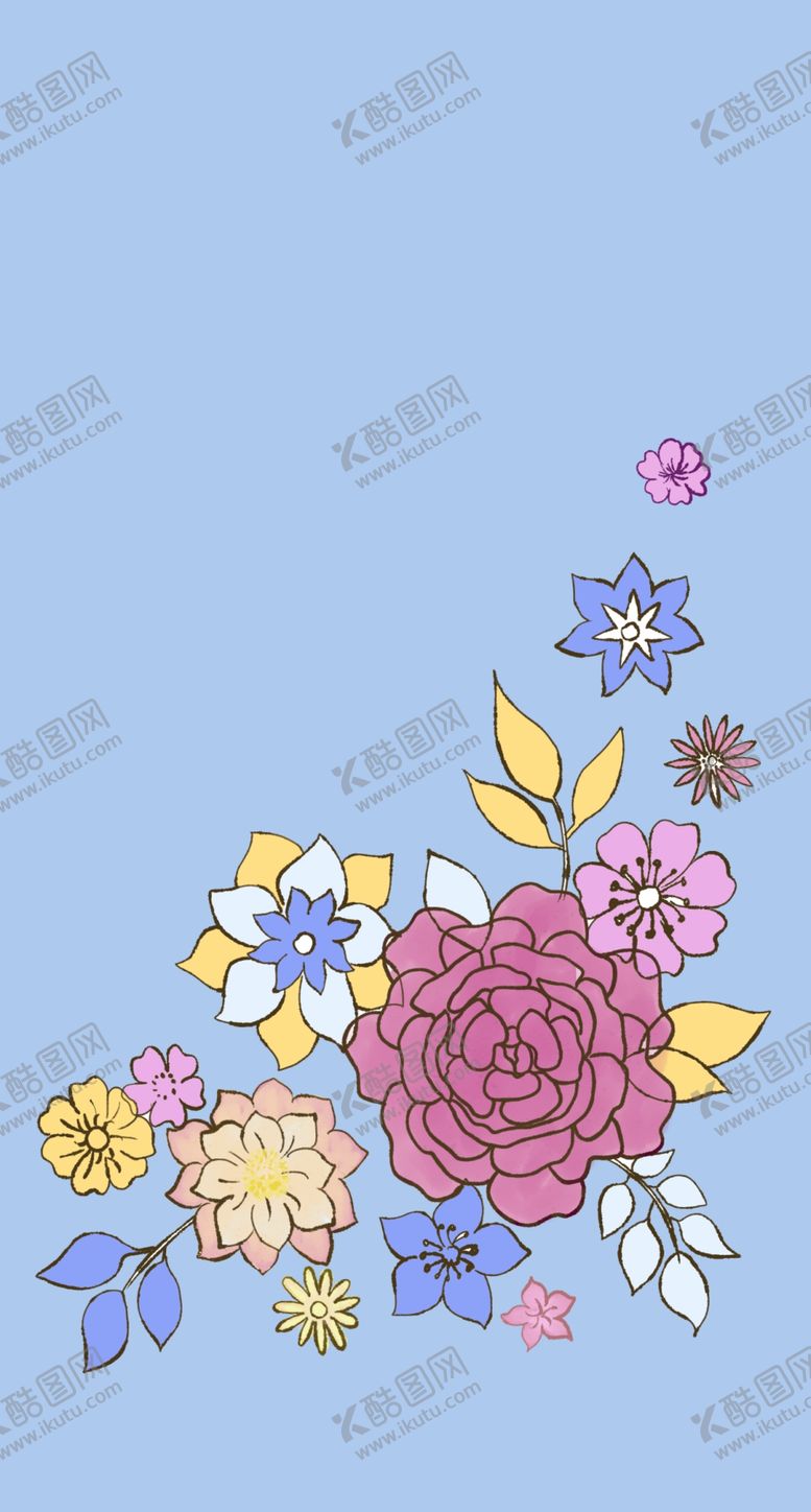 编号：25342303250742356846【酷图网】源文件下载-卡通碎花元素