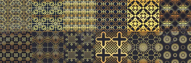 编号：94125504152134155927【酷图网】源文件下载-金色几何图案