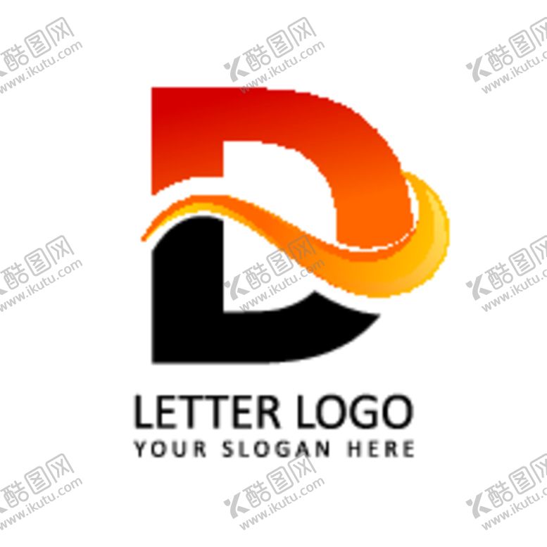 编号：84672505131254549578【酷图网】源文件下载-D字母造型logo互联网科技