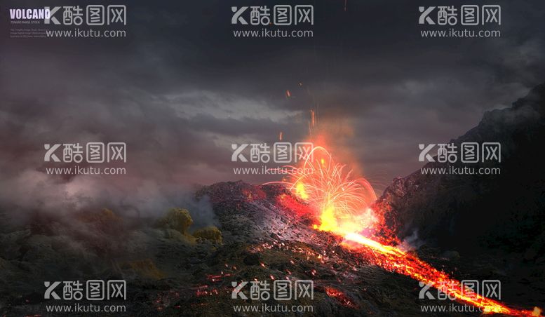 编号：75198209201638524618【酷图网】源文件下载-火山熔岩