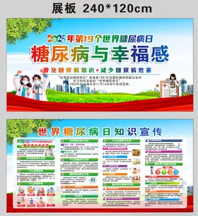 糖尿病宣传展板