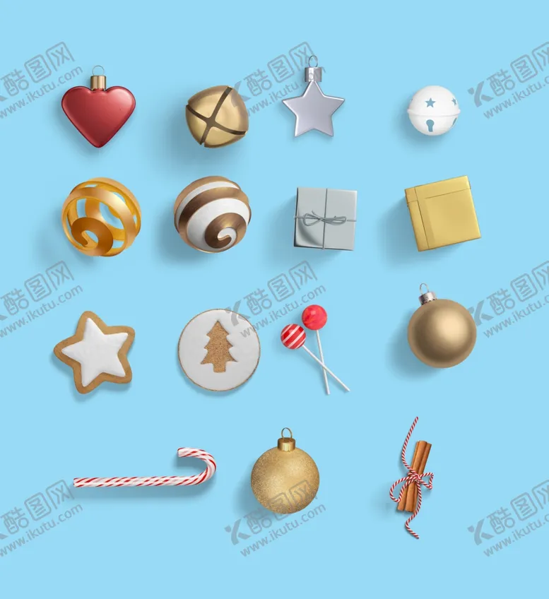 编号：80880906250626237614【酷图网】源文件下载-圣诞节装饰素材