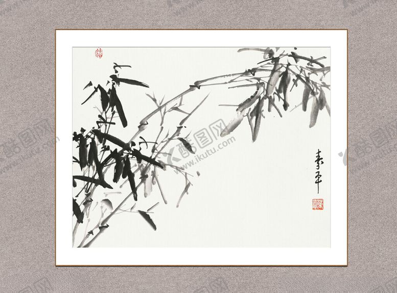 编号：83024612021713387275【酷图网】源文件下载-墨竹图