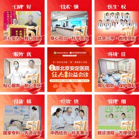 五一劳动节医疗服务质量九宫格