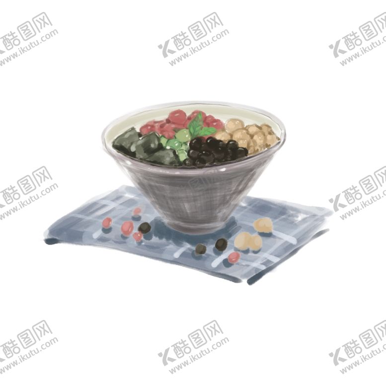 编号：55039504192335155250【酷图网】源文件下载-卡通手绘食材