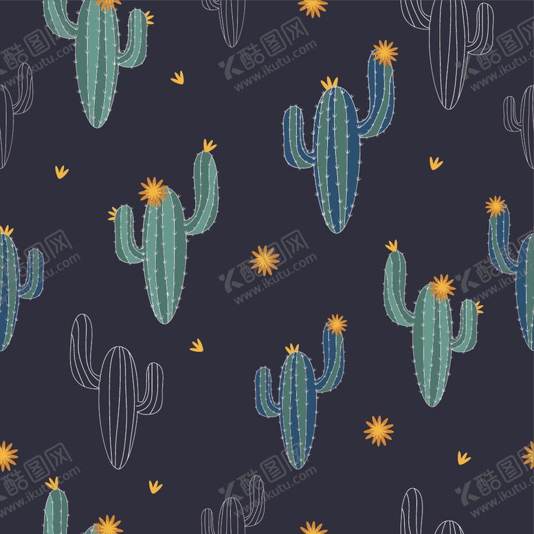 编号：62149009211544455186【酷图网】源文件下载-淡彩印花图案