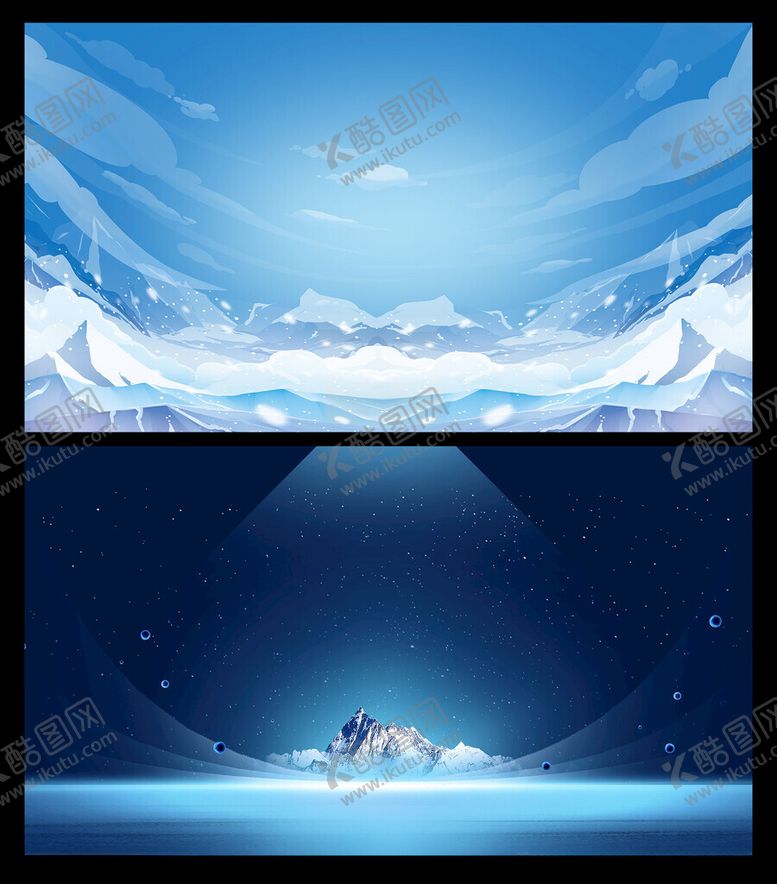 编号：74848312111116178668【酷图网】源文件下载-冰雪背景