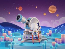 太空观测站的奇妙景象