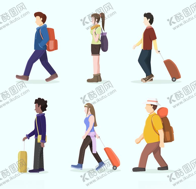 编号：88677109292218469966【酷图网】源文件下载-旅客游客