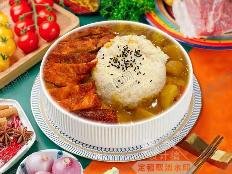 编号：65040202061436552761【酷图网】源文件下载-卤肉饭素材