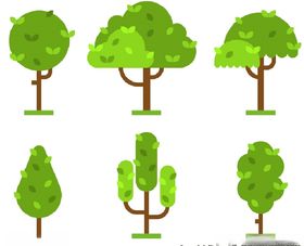 卡通树