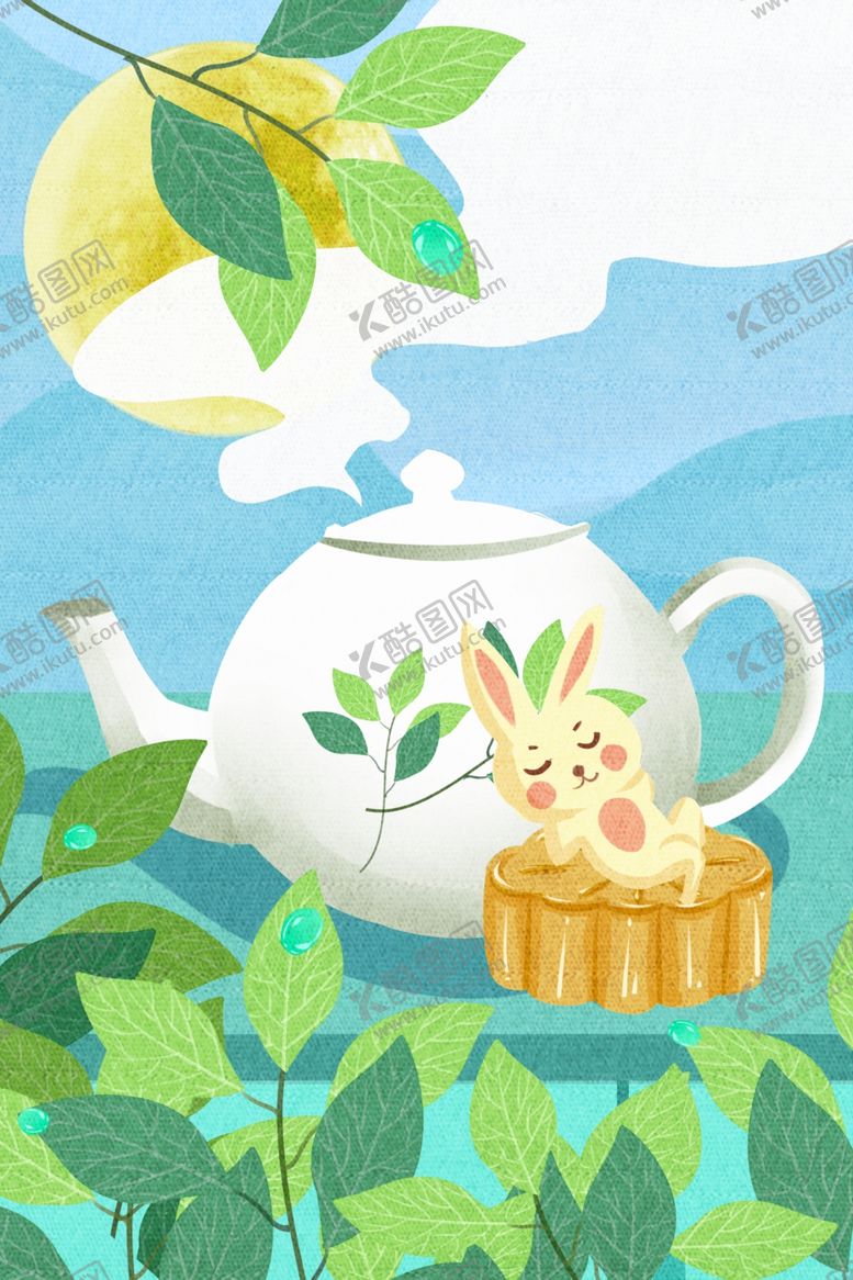 编号：43006601140915169505【酷图网】源文件下载-中秋节插画