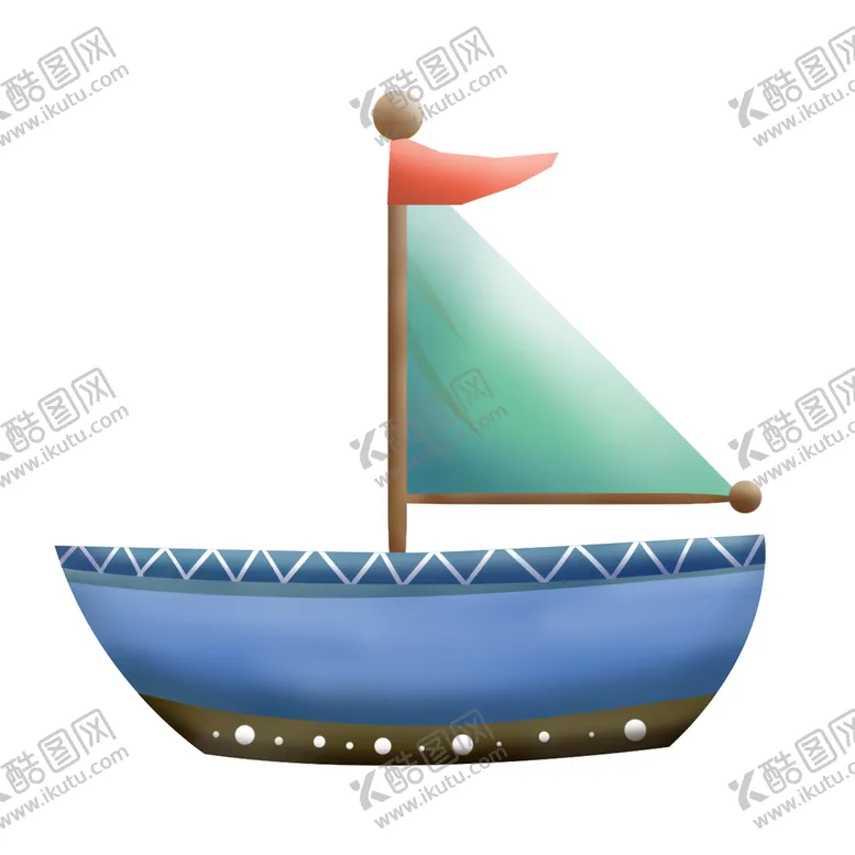编号：40625810081752156985【酷图网】源文件下载-卡通三角帆