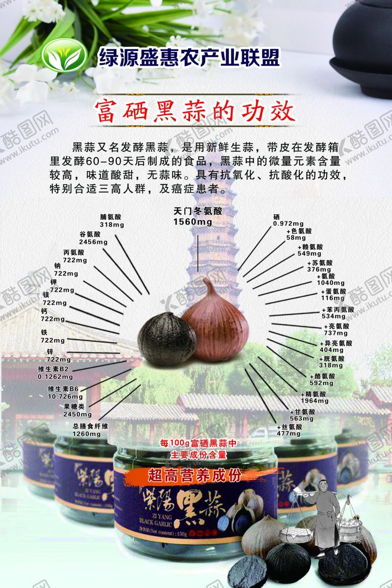 编号：84952311010453208578【酷图网】源文件下载-绿源盛惠农产业联盟-黑蒜