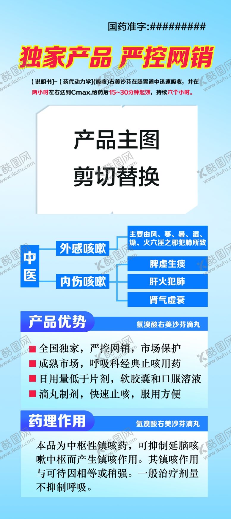 编号：95480502142045156499【酷图网】源文件下载-医药产品展架